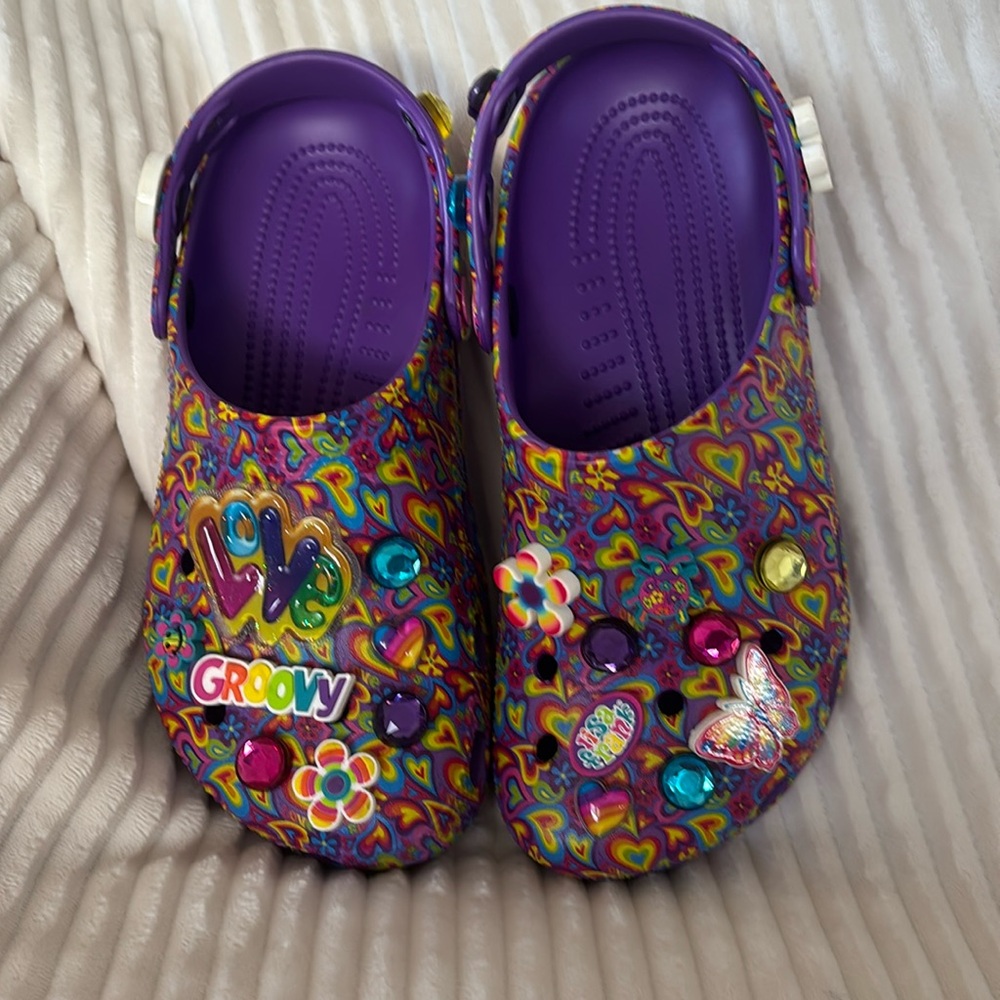 Lisa Frank crocs